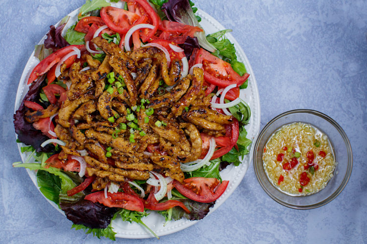 Cambodian Lok Lak Salad