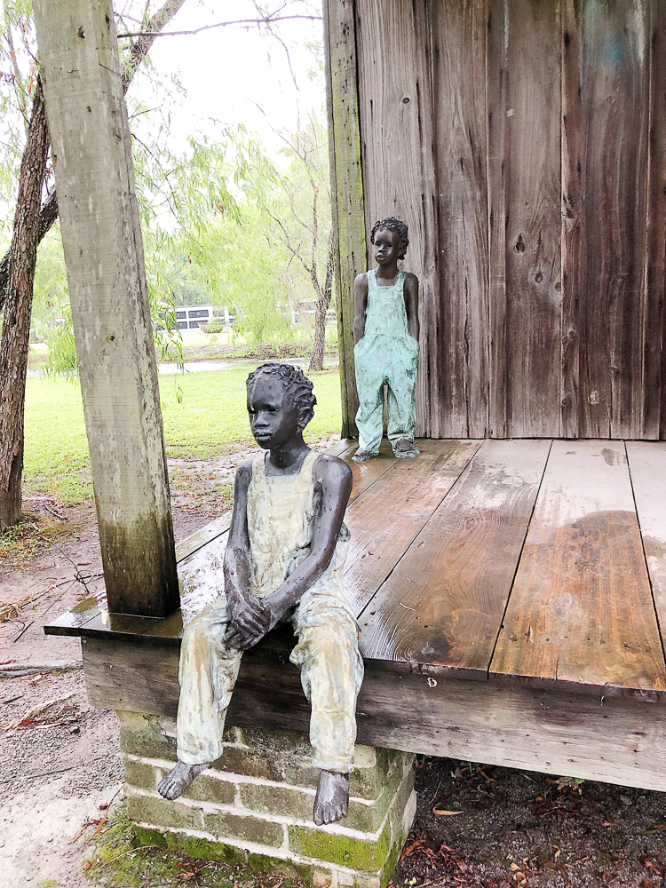 Enslaved Children Statues